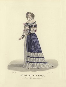 Madame de Montespan, elskerinde til kong Ludvig XIV af Frankrig af French School