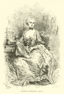 Madame de Pompadour af French School