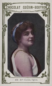 Mademoiselle Chenal, Opera (farvet foto) af French School