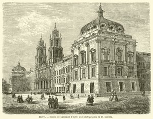 Mafra (gravering) af French School