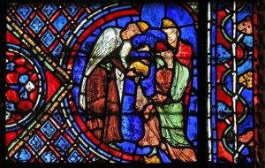 Tryllekunstnere tilbereder en eliksir (w29a) af French School