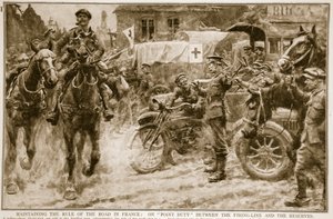 Opretholdelse af færdselsloven i Frankrig: på punkttjeneste mellem skudlinien og reservaterne, 1914-19 af French School