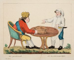 Mais... qui touche mouille, ca. 1803-4 von French School