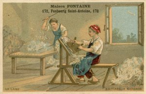 Maison Fontaine byttekort, tærskning og kartning af French School