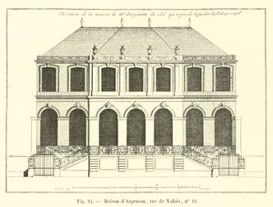 Argenson House, rue de Valois, nr. 10 af French School