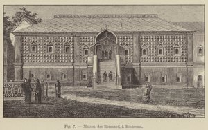 House of the Romanoffs, ved Kostroma (gravering) af French School