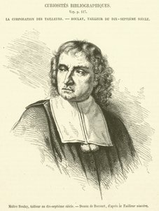 Master Boulay, skrædder i det syttende århundrede (gravering) af French School