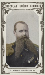 Makaroff, Amiral Russe tir (farvet foto) af French School