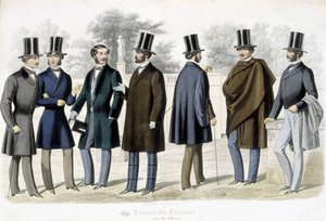 Mandlige modeller, "" Journal of tailors"" af French School