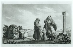 Maltesiske kvinder, fra det antikke og moderne Malta af Pierre Marie Louis de Boisgelin de Kerdu, udgivet 1805 af French School