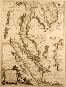 Kort over Sydøstasien, 1687 (blæk på papir)