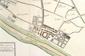 Kort over Suresnes og dets anneks, Puteaux, 1669