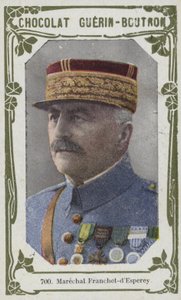 Marechal Franchet-dEsperey (farvet foto) af French School