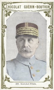 Marechal Petain (farvet foto) af French School