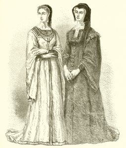 Margaret af Valois og Louise af Savoyen af French School