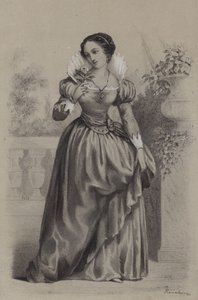 Marguerite Morus, Margaret More, Mistress Roper (gravering) af French School