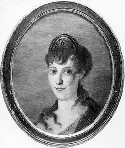 Maria Letizia Ramolino som ung kvinde af French School