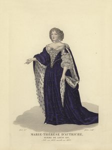 Maria Theresia af Østrig, første hustru til kong Ludvig XIV af Frankrig