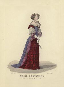 Marie Angelique de Scorailles, hertuginde af Fontanges, elskerinde til kong Ludvig XIV af Frankrig