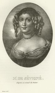 Markise af Sevigne af French School