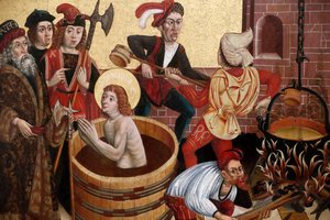 St Johns martyrium af French School