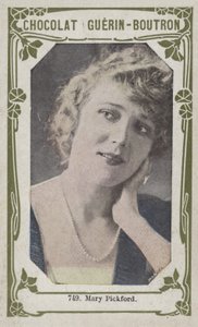 Mary Pickford (farvet foto) af French School