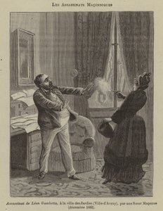 Frimurermord (gravering) af French School