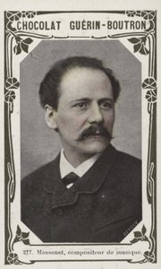 Massenet, musikkomponist (farvet foto) af French School