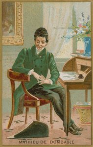 Mathieu de Dombasle af French School