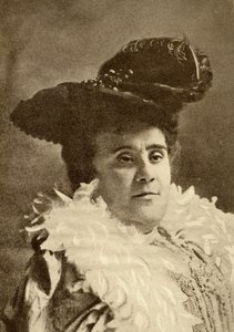 Matilde Serao (1856-1927) (litho) af French School