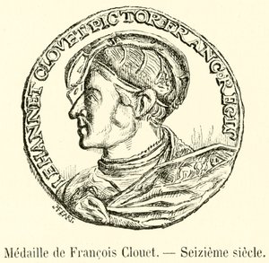 Medalje af Francois Clouet, sekstende århundrede (gravering) af French School
