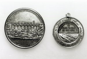 Medalje til minde om åbningen af Suez-kanalen, 1869 (metal) af French School