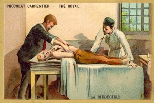Medicin (chromolitho) af French School