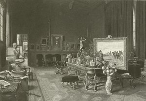 Meissoniers Atelier (dybtryk) af French School