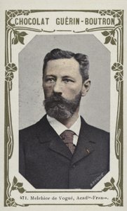 Melchior de Vogue, Academie-Francaise (farvet foto) af French School