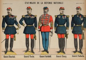 Medlemmer af den franske hærs generalstab under den fransk-preussiske krig af French School