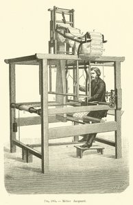 Metier Jacquard (gravering) af French School