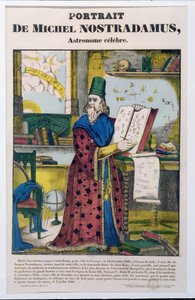 Michel Nostradame (Nostradamus) (1502-66) c.1840 af French School