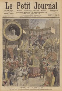 Mittfastenprozession in Paris von French School