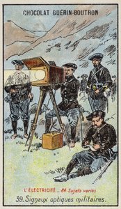 Militære optiske signaler (chromolitho) af French School