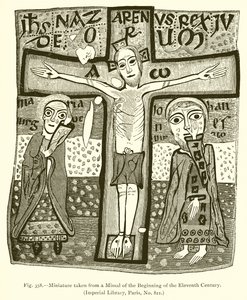 Miniature taget fra et missal fra begyndelsen af det ellevte århundrede af French School