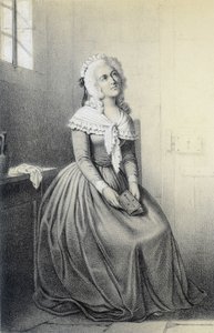 Mme Elisabeth i "Historical Gallery of the French Revolution" af Albert Maurin af French School