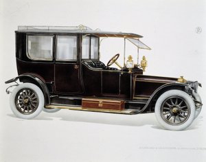 Model Limousine - i "" The Panhard and Levassor Establishments"" af French School