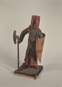 Model af en ridder på Philippe-Augustes tid (1165-1223) af French School
