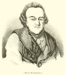 Moise Mendelssohn (kobberstik) af French School