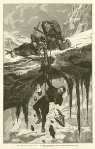 My Ascension To The Dent Blanche (gravering) af French School