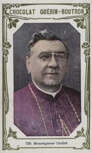 Monsignor Chollet (farvet foto) af French School