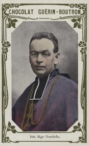 Monsignor Dandole (farvet foto) af French School