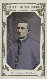 Monseigneur Dechelette (farvet foto) af French School