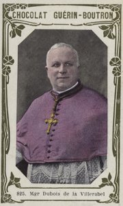 Monsignor Dubois de la Villerabel (farvet foto) af French School